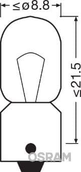 BLİSTER AMBALAJ - AMPUL 24V 4W BA9S UNV1 (İKİLİ AM...