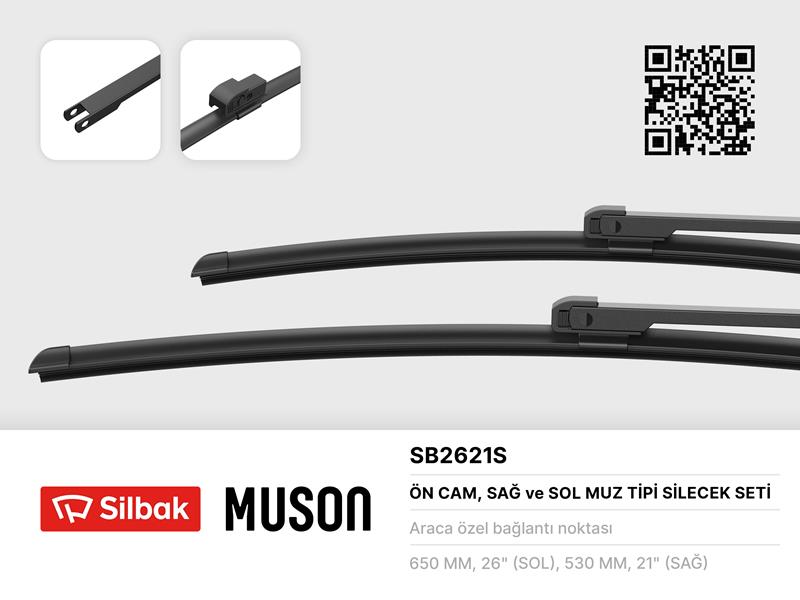 SİLECEK SÜPÜRGESİ 650/530MM (MUZ TİPİ) P607 02/00> - SILBAK