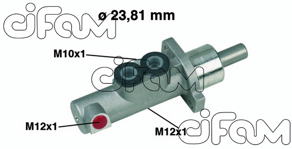 FREN ANA MERKEZİ VECTRA B (96>02) 2.0 16V 2.5 16V X20XEV-X25XE (23.80 mm) - CIFAM - OEM 90512840