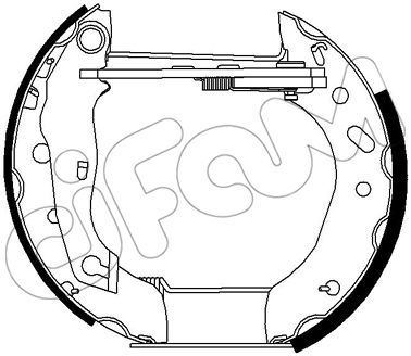 HIZLI TAMİR KİTİ(PAPUÇ+FREN SİLİNDİRİ+YAYLAR) FORD LCV FİESTA IV (JA. JB) : 1.3 İ;1.8 Dİ / FİESTA IV - CIFAM