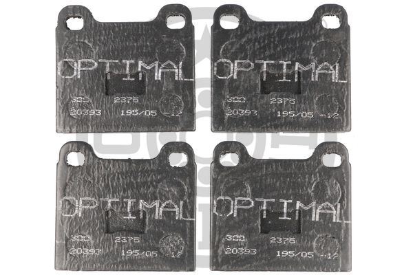 FREN BALATA SETİ DİSKLİ FREN 8080-82-B1)914411.412 - OPTIMAL - OEM 171698151B
