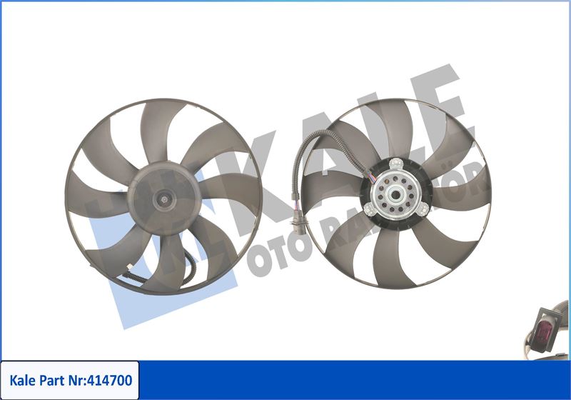 FAN MOTORU POLO (05-09)-CORDOBA-IBIZA (02-09)-FABIA (03-08) 1.4TDI (250-60W 394mm) - KALE - OEM 6Q0959455N
