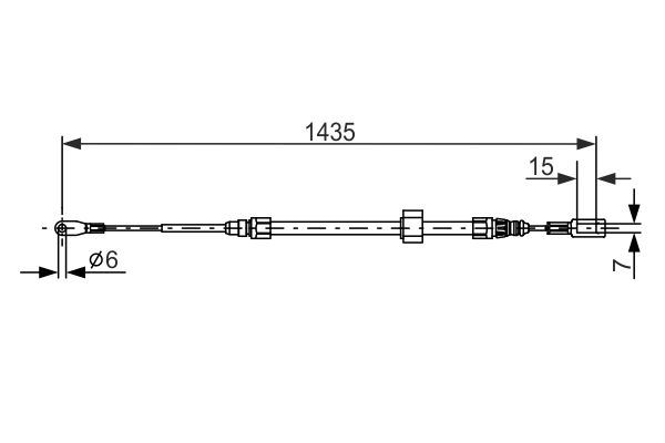 FREN HALATI ARKA MERCEDES SPRINTER B901>B904 . VW LT 28-35-46 - BOSCH - OEM A9014202085
