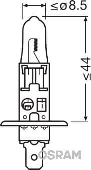 AMPUL 12V H1 55W LULTRALIFE (İKİLİ AMBALAJ)