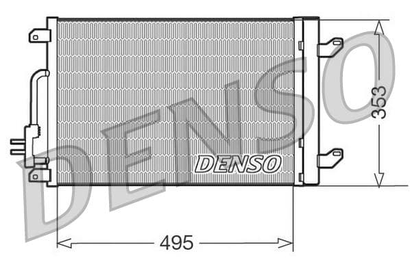 CONDENSER. AİR CONDİTİONİNG LANCIA LYBRA (99-05)