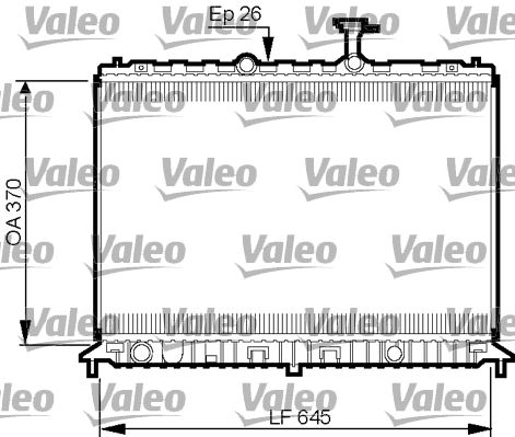 RADYATOR RIO - VALEO - OEM 25310-1G-000