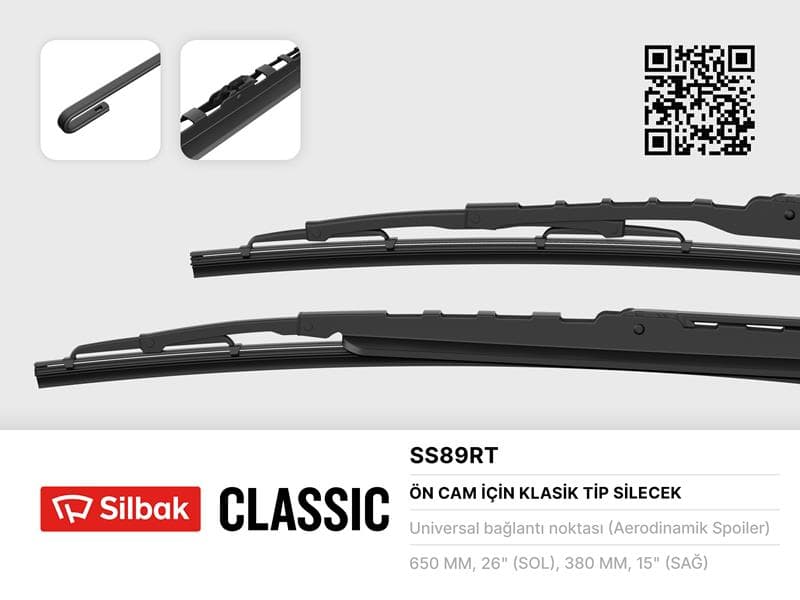 SİLECEK SÜPÜRGESİ 900mm RÜZGARLIKLI VIDALI TIP OTO...