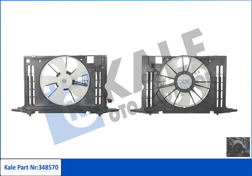 FAN MOTURU AURIS-COROLLA (DAVLUMBAZLI) - KALE - OEM 1636122100