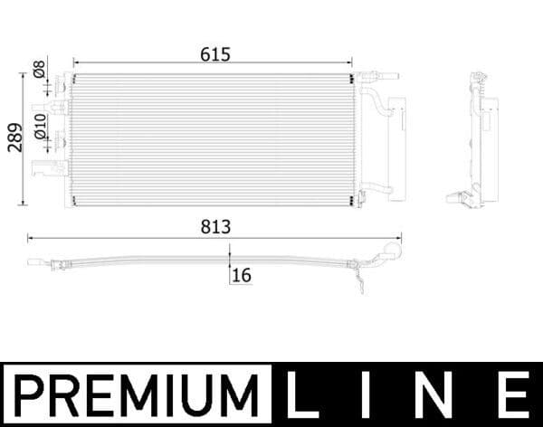 A/C-Kondensator BMW 2 (F45) / X1 (F48)