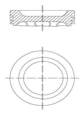 MOTOR PİSTON+SEGMAN 0.40 P206-207-307-PARTNER-C3-B...