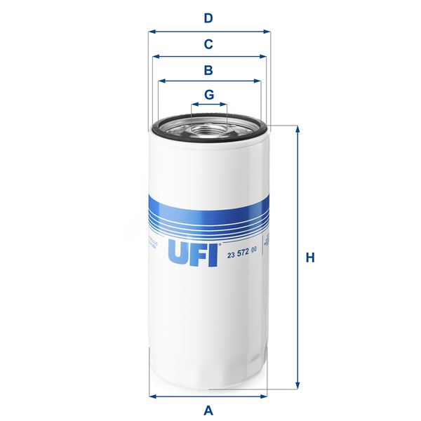 YAĞ FİLTRESİ — UFI 2357200 - UFI