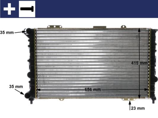 Kühlmittelkühler ALFA ROMEO 166