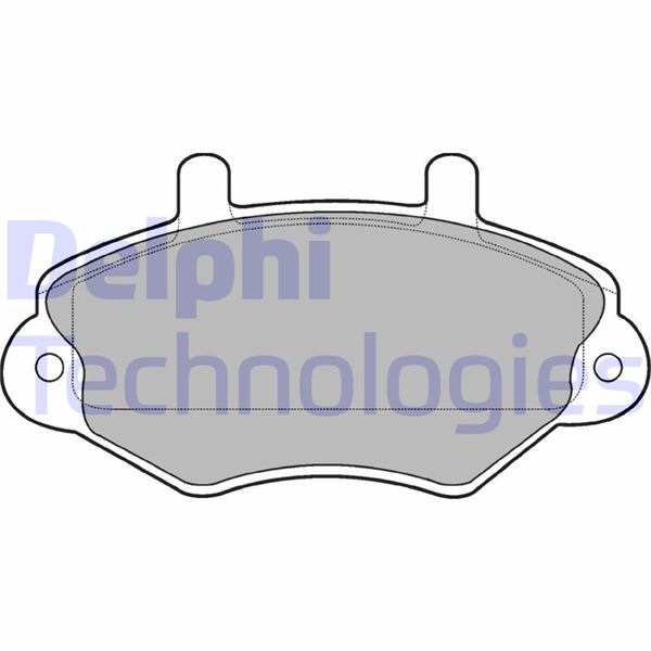 FREN BALATASI ÖN FORD TRANSİT 92> T15-M15 — DELPHI LP767 - DELPHI - OEM 92VB
