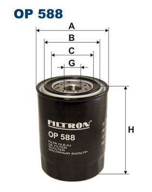 YAĞ FİLTRESİ NISSAN PRIMERA II (P11) 2.0 TD 90HP (96-02) - FILTRON - OEM 1520840L00
