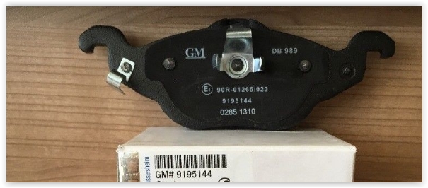 ÖN FREN BALATASI ASTRA G 1.2-1.4-1.6-1.7D-1.8-2.0D (98-05) ZAFIRA 1.8-2.0D 16V (98-05) (ÜRETİME KAPALI) - GM - OEM 1605034
