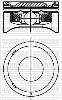 MOTOR PİSTON+SEGMAN (STD) OPEL ANTARA CHEVROLET CA...