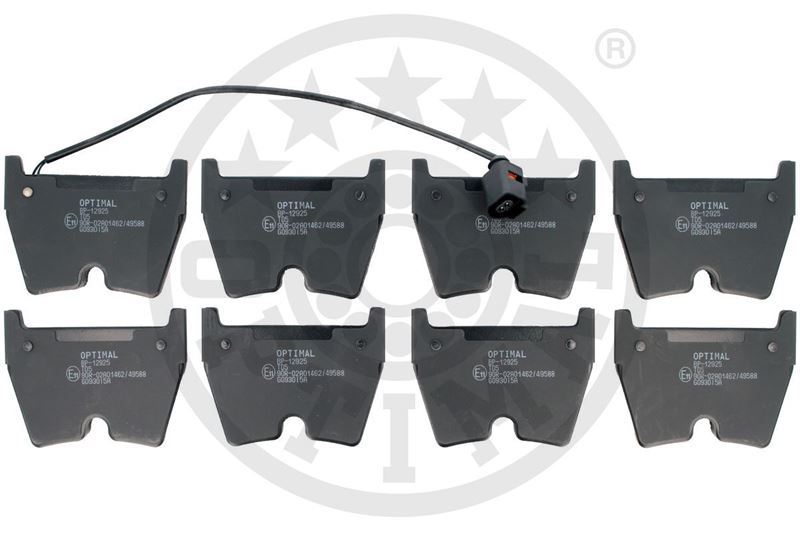 FREN BALATA SETİ DİSKLİ FREN AUDI A3 LİMOUSİNE (8VS 8VM)A3 (8VA 8VF)Q3 (8UB 8UG)TT (FV3 FVP)TT ROADS TER (FV9 FVR) 2013/05=> - OPTIMAL - OEM 8U0698151F