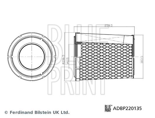 HAVA FİLTRESİ GRAFTER (NLR) - BLUEPRINT - OEM 8983214130