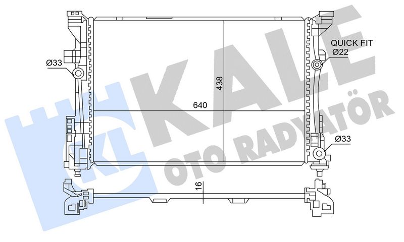 MOTOR SU RADYATORU MERCEDES W176 W246 C117 X117 X156 - KALE - OEM A2465001203
