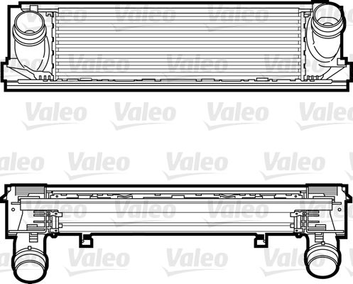 TURBO RADYATORU BMW N20 N26 B38 F20 F30 F32 F34 F36 F22 - VALEO - OEM 17517618809