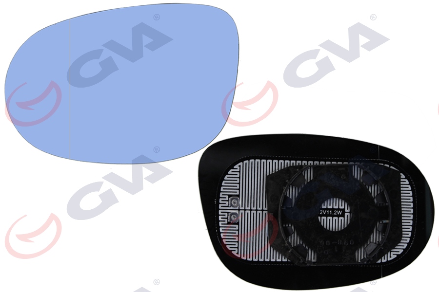 AYNA CAMI SOL BRAVO 07> ISITMALI+MAVİ CAM+ASFERİK VM-6160GHL - GVA - OEM 735508255