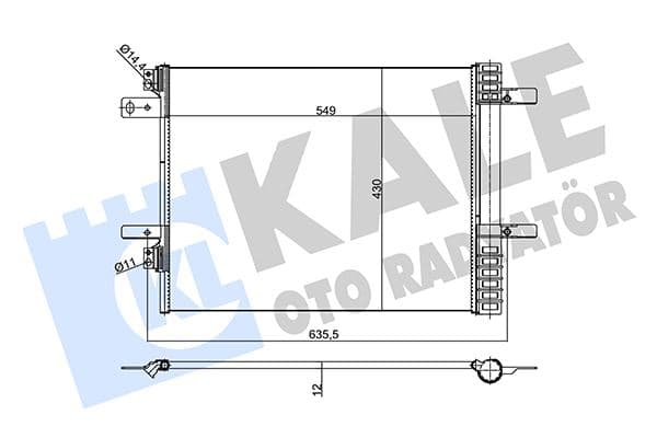 KLİMA RADYATÖRÜ (KONDANSATÖRÜ) OPEL GRANDLAND P500...