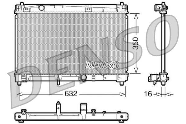 RADİATOR. ENGİNE COOLİNG TOYOTA YARIS (05-11)