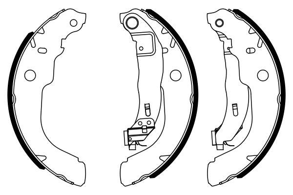 FREN PABUCU — BOSCH 0986487960 - BOSCH - OEM 1619229680