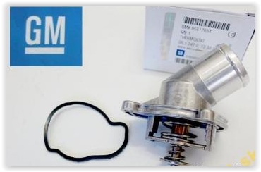 TERMOSTAT (KOMPLE) (92C) ASTRA F-G-H-CORSA B-C-D-COMBO-TIGRA Twinport-1.2 16V-1.2- 1.4 - GM - OEM 95517654