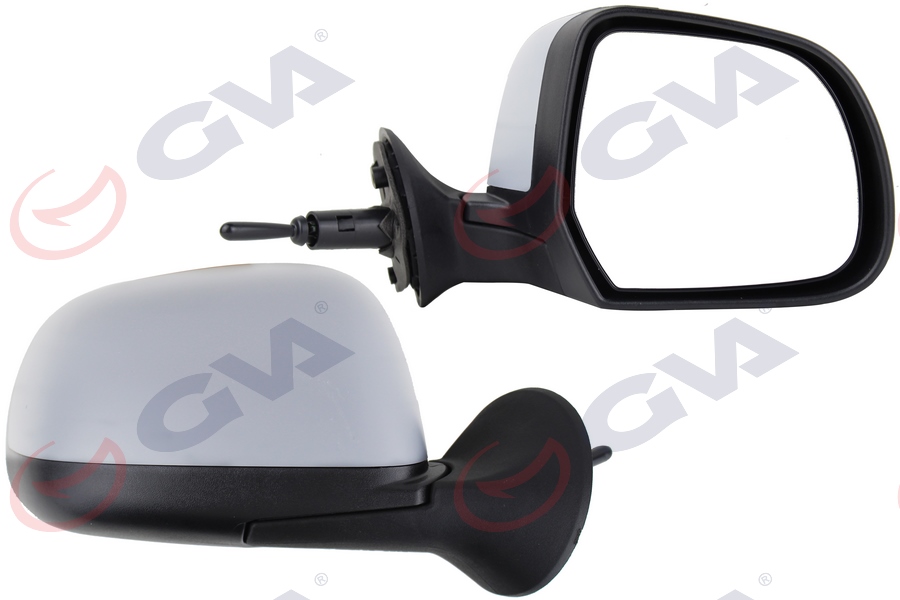 DIŞ DİKİZ AYNASI SAĞ DUSTER 11> MEKANİK+ASTARLI(SİYAH)+KONVEKS VM-6802PR - GVA - OEM 963015821R