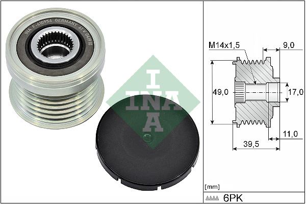 ALTERNATOR KASNAGI BMW F20 F21 F22 F23 F30 F31 F34 - INA - OEM 12317605061