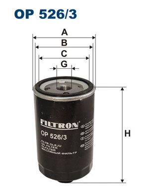 YAĞ FİLTRESİ AC DELCO — FILTRON OP526.3 - FILTRON - OEM X4050E