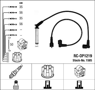 RC-OP1219 ATEŞLEME KABLOSU - NGK