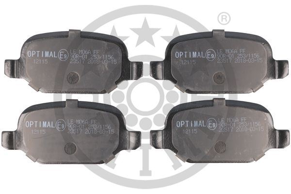 ARKA FREN BALATASI FIAT LINEA 09> ALFA 147 01 - OPTIMAL - OEM 77362276