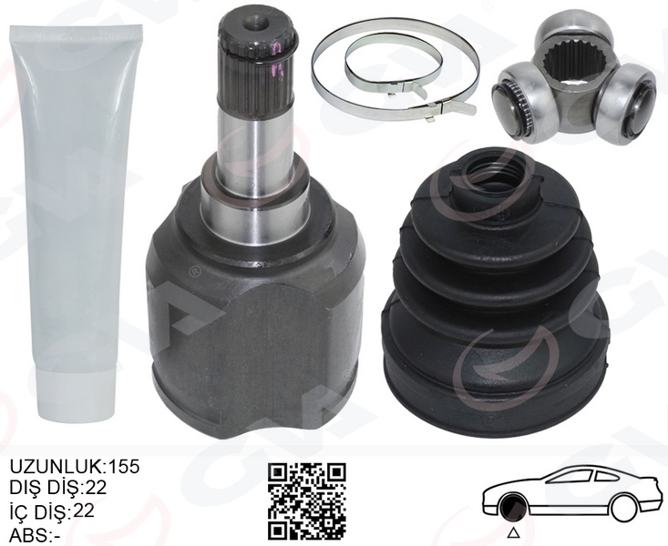 AKS KAFASI İÇ FIAT LINEA (323) 1.4 (07-) - GVA - OEM 46307884