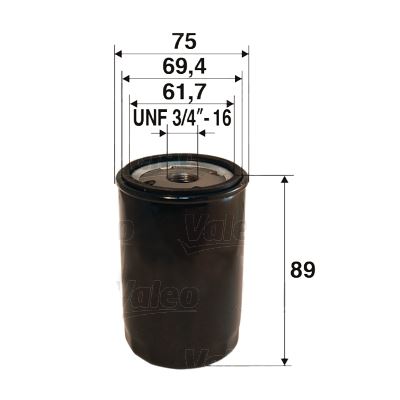 YAĞ FİLTRESİ FORD MONDEO III 1.8 / 2.0 - VALEO - OEM 31330050