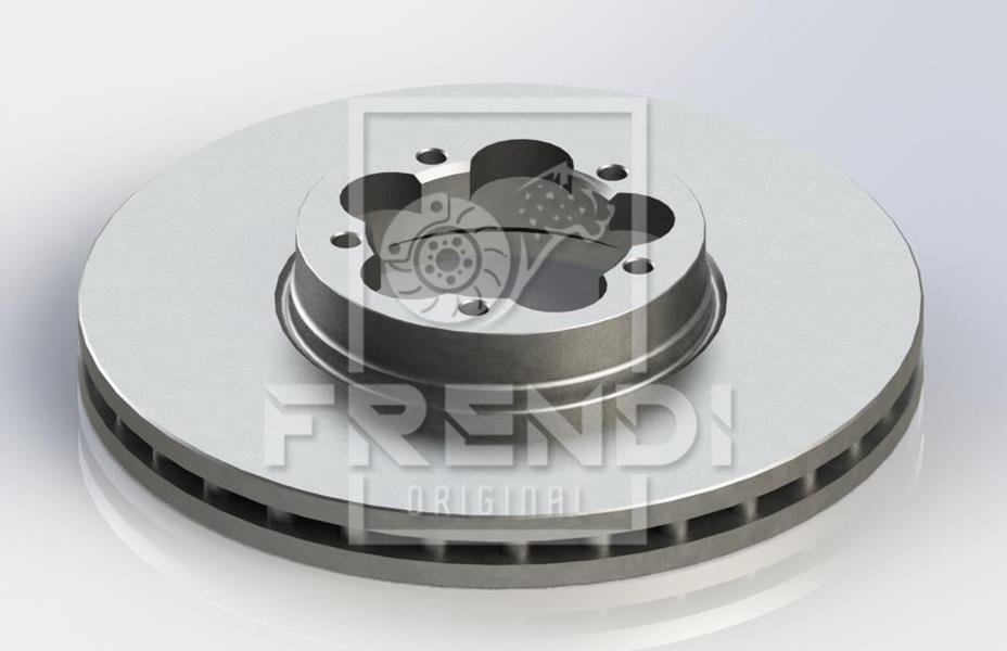 ON FREN DISKI AYNASI TRANSIT V363 14> (ARKA CIFT TEKER 5 BIJON) CAP (308×33) - FRENDI - OEM KK311125AB