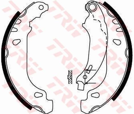BALATA KAMPANA ARKA CLIO SYMBOL LOGAN - TRW - OEM 7701205758