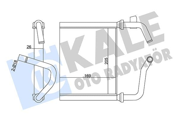 KALORİFER HONDA ACCORD HEATER CORE