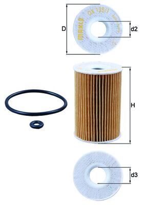 YAG FILTRESI MERCEDES M166 W168 W414 - MAHLE - OEM A1661800209