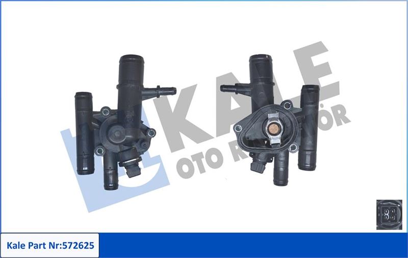KOMPLE TERMOSTAT-PLASTİK GÖVDELİ 89°C NISSAN PRIME - KALE - OEM 11060AW300