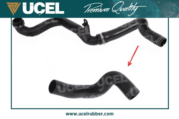 TURBO ÇIKIŞ HORTUMU PEUGEOT BIPPER-CITROEN NEMO-FIAT FIORINO 1.3 HDI (PLASTİK PARÇA HARİÇ) - UCEL - OEM 0382.RC