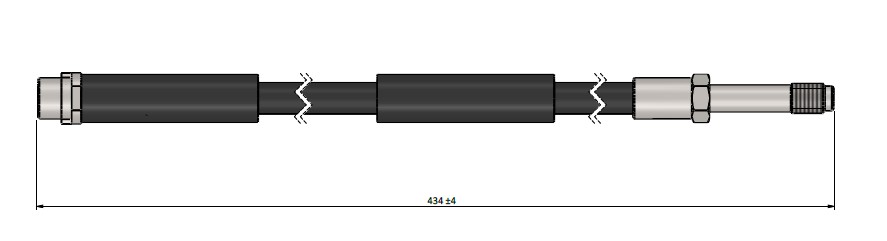 FREN HORTUMU ARKA MERCEDES SPRINTER B906 . VW CRAFTER 30-35-50 - CAVO - OEM A9064280435