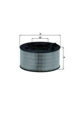 HAVA FILTRESI BMW N42 N45 N46 E46 - MAHLE - OEM 13717503141
