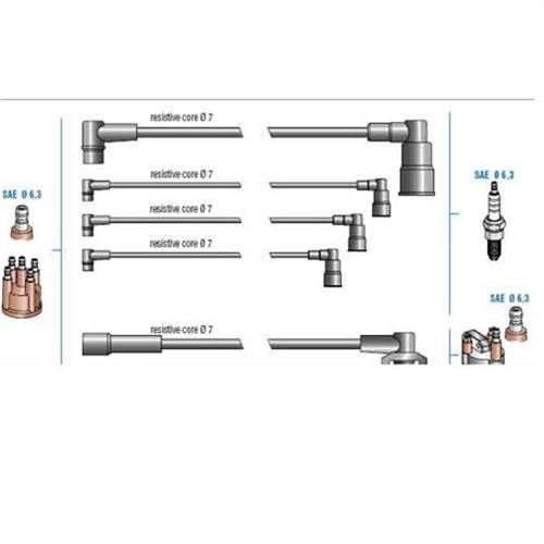 BUJİ KABLO TK VEGA 1.5 ie 16V - DODUCO - OEM 2112037078001