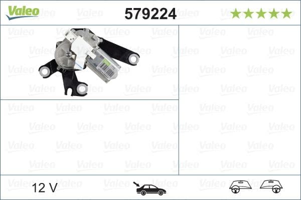 ARKA SİLECEK MOTORU PEUGEOT P206 98>13