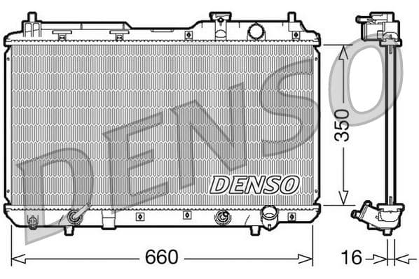 RADİATOR. ENGİNE COOLİNG HONDA CR-V I (95-02)