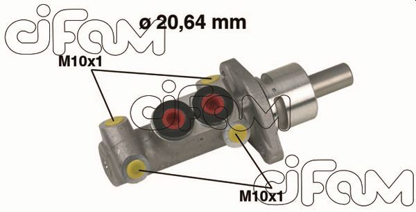 FREN ANA MERKEZI CORDOBA 1.4 1.6 1.8 93>99 IBIZA II 1.4 1.6 1.9 93>99 20.64MM - CIFAM - OEM 1H1611019A