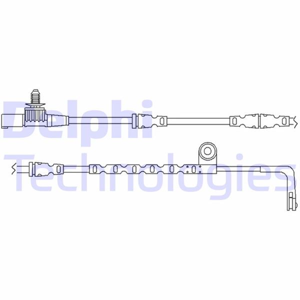 BALATA FISI ON LAND ROVER RANGE ROVER SPORT I L320 — DELPHI LZ0198 - DELPHI - OEM SEM500080