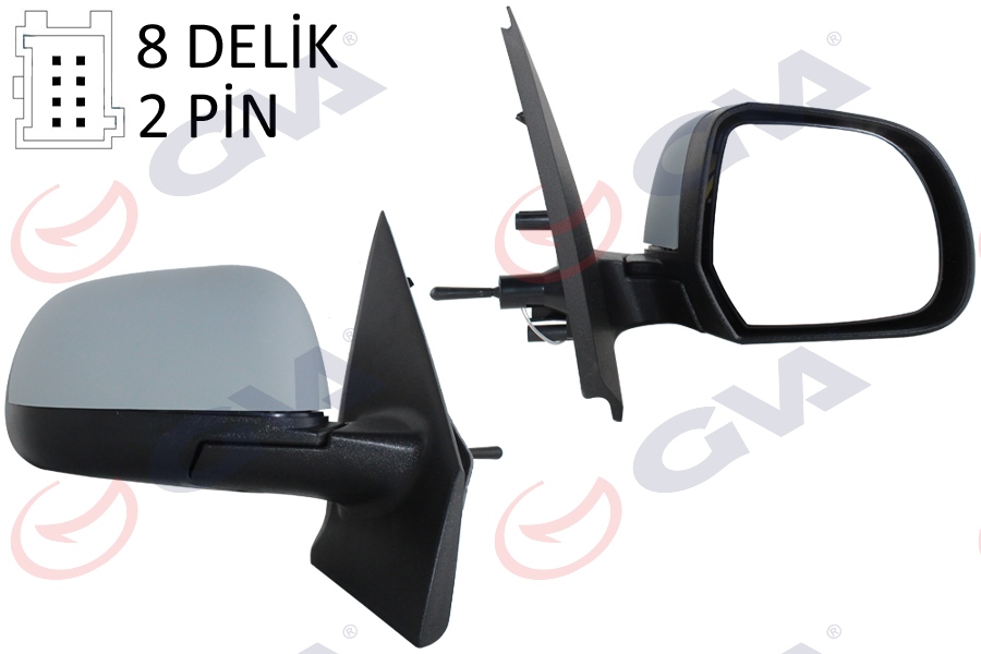 DIŞ DİKİZ AYNASI SAĞ DOKKER-LODGY 12> MEKANİK+SENSÖRLÜ+ASTARLI+KONVEKS - GVA